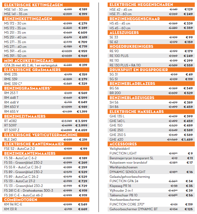 voorjaarskorting stihl 2